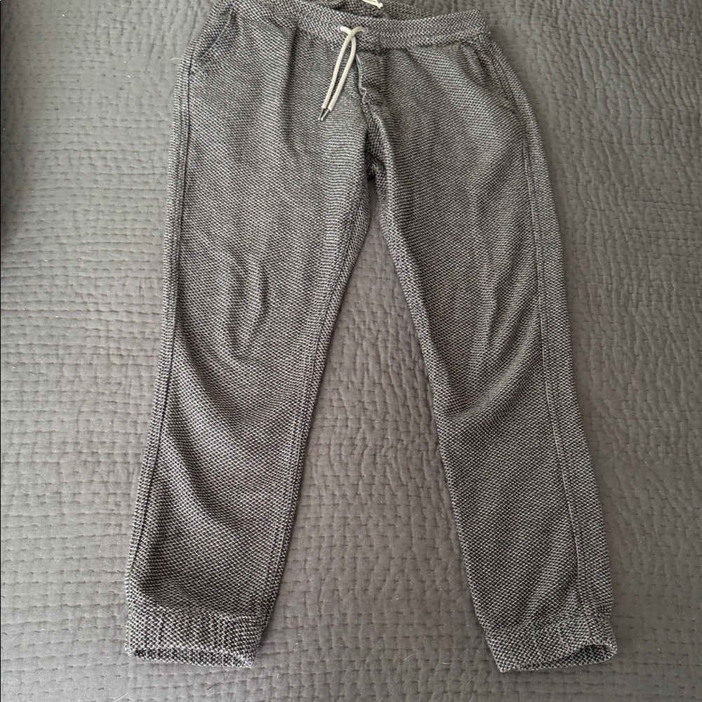 Men's Taylor Stitch M Charcoal Sashiko Apres  Pants
